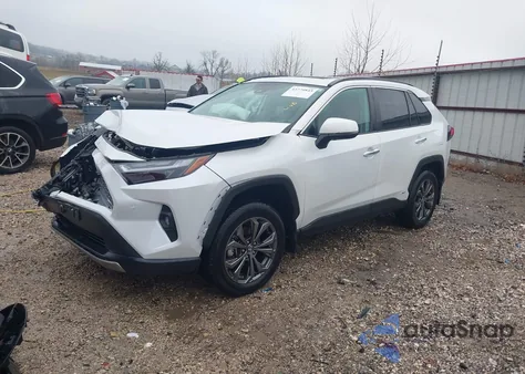 2024 Toyota Rav4 Hybrid Limited из США, поврежденный, VIN 2T3D6RFV8RW074475
